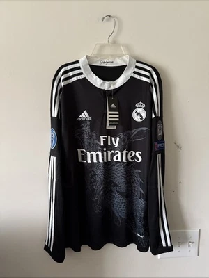 Men’s adidas Real Madrid 2014/15 Ronaldo #7 Third Dragon Long Sleeve Jersey Sz S - Image 1 of 4