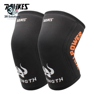 Ginocchiere Neoprene 7mm AOLIKES per Crossfit e Palestra Uomo Donna