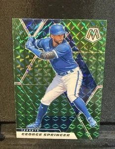 2021 Panini Mosaic Green Mosaic George Springer #142 Toronto Blue Jays - Bild 1 von 2