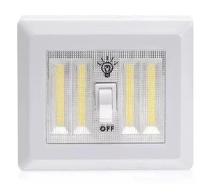 LED Closet Light Switch | 400 Lumen Wireless Battery Powered COB Night Light - Picture 1 of 8