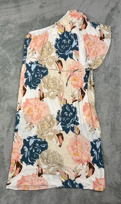 Cato Fashions Floral One Shoulder Short Sleeve Sun Dress Women's Size 18/20W NWT - Image 1 of 4