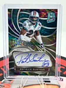 2024 Spectra-Patrick Surtain Illustrious Legends Prizm Auto /99-Miami Dolphins - Picture 1 of 3