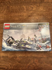 Lego Agents 8633 Speedboat Rescue New MISB Excellent Condition 