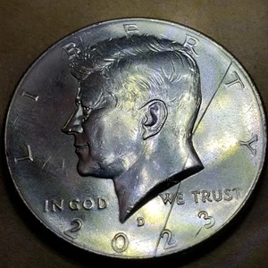 Kennedy Half Dollar Error 2023-D Pre Cud Die Crack + 2024-D Die Crack Error! - Picture 1 of 19