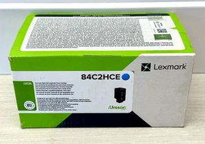Original Lexmark 84C2HCE Toner Cyan Blau für CX725 ca. 16000 Seiten A-Ware - Picture 1 of 2