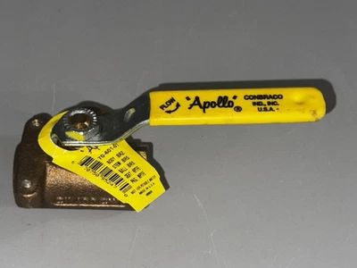 Apollo Valve 1/4" Pipe, Bronze Standard Ball Valve Three Way 70-601-01 - NEW - Image 1 of 4