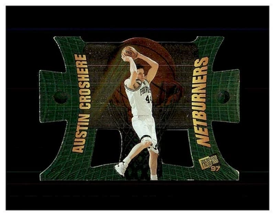 1997 Press Pass Net Burners #NB18 Austin Croshere Providence star Die Cut ROOKIE - Image 1 of 2