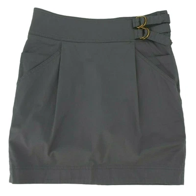Marc by Marc Jacobs серый плиссированные пряжки мини юбка размер 2 - Изображение 1 из 4
