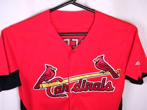 Majestic MLB David Freese #23 St. Louis Cardinals Red Sewn Jersey Men's Size 48 - Picture 1 of 4