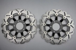Pair of Wave Floating Front Brake Discs 290mm SUZUKI GSF 400 Bandit P,R 1993-94 - Picture 1 of 2