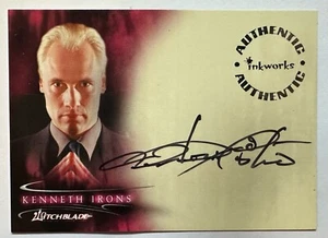 WITCHBLADE: ANTHONY CISTARO als KENNETH IRONS AUTOGRAMMKARTE INKWORKS A4 - Bild 1 von 2