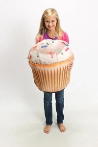 Wow! Works Blow it Up Cupcake Junior Inflatable Chair - Picture 1 of 9