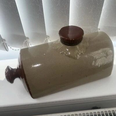 Vintage LOVATTS LANGLEY WARE Stoneware Hot Water Bed Warmer Denby - Image 1 of 4