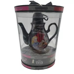 Disney Alice in Wonderland Tea Pot Mad Hatter & 364 Wonderland Tea Bags *RARE* - Picture 1 of 14