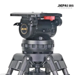 JIEPAI V25 Heavy Duty Geared Fluid Head Professional Tripod Head 150mm Bowl 40KG - Picture 1 of 10