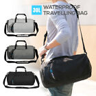 30L Waterproof Travel Duffele Bag with Separate Shoe Compartment for Men K5V2