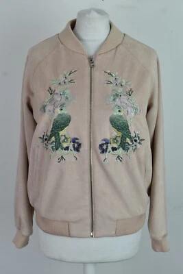 MNG SUIT Pink Windcheater Jacket size S Womens Full Zip Bomber Outdoors - Image 1 of 4