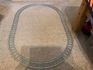 Lego 9v Train Track used 16 Curves and 6 straights 4520 4515 .4559 4563 4558 - Picture 1 of 17