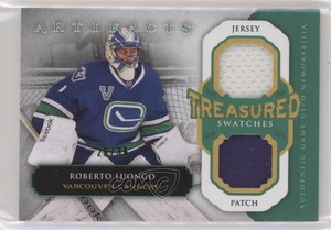 2013 Upper Deck Artifacts Treasured Swatches Jersey /36 Roberto Luongo Patch HOF
