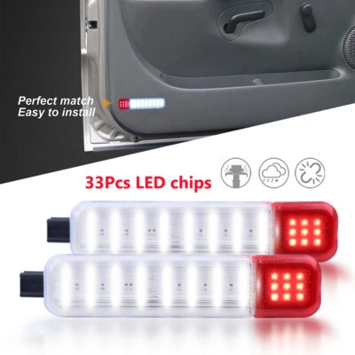 2x Door Panel Bulb Courtesy LED Light For Chevrolet Silverado GMC Hummer 95-07 - Image 1 of 4