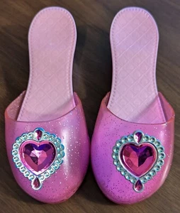 Scarpe vestibili in plastica Melissa & Doug rosa a forma di cuore scintillante ragazze tacco 1 - Foto 1 di 10