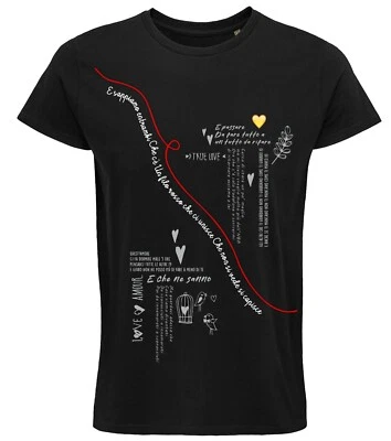 SOL'S T-shirt FILO ROSSO CHE CI UNISCE musica concerto italia ALFA filo rosso Canzone