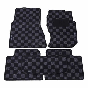 Fits R32 Skyline GTST / GTR Checker Floor mats! JDM RB26 RB20 RB25 - Picture 1 of 8