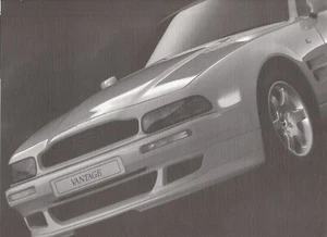 Aston Martin Virage Vantage 1996 cupé folleto prospecto hoja de tarjeta general - Imagen 1 de 2