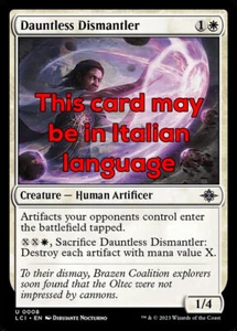 MTG DAUNTLESS DISMANTLER FOIL EXC - SMANTELLATORE INTREPIDO 8 - LCI - MAGIC - Imagen 1 de 1
