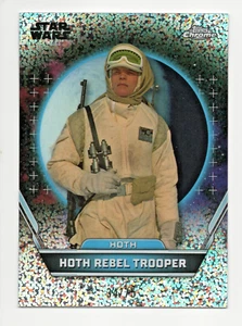 2024 Topps Chrome Star Wars Hyperspace #35 Hoth Rebel Trooper Galactic Dust /75 - Foto 1 di 3
