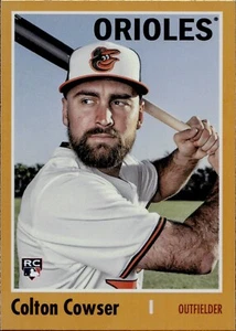 2024 Colton Cowser Topps Archives ORANGE HOT FOILBOARD ROOKIE Rc 14/15 Orioles - Picture 1 of 2