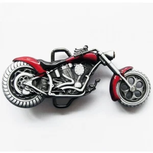 Ciclista Hebilla Moto, Vueltas de Rueda Delantera, Rojo, Hebilla - Imagen 1 de 1