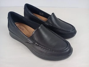 Clarks Collection Women's Size 10M Black Loafer Shoes - Picture 1 of 9