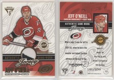 2002-03 Pacific Private Stock Titanium /250 Jeff O'Neill #10 Patch