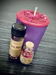 Huile, bougie et poudre rituelle Cleo May Magick (fait main, bio, hoodoo) - Photo 1 sur 1