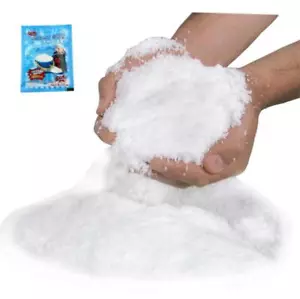 1 bolsa copos de nieve falsos nieve adición instantánea para relleno absorbente hágalo usted mismo polímero Chri - Imagen 1 de 9