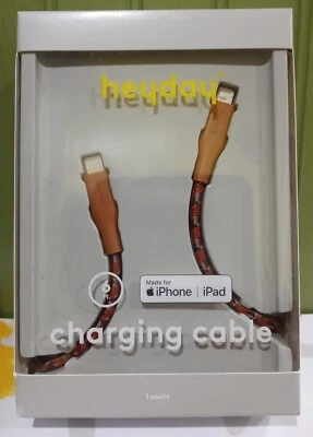 heyday Charging Cable USB-C Braided 6ft Cable for iPhone/iPad  - Image 1 of 4