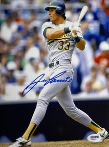 Jose Canseco Signed Oakland Athletics 8x10 Photo PSA X33207 - Picture 1 of 2