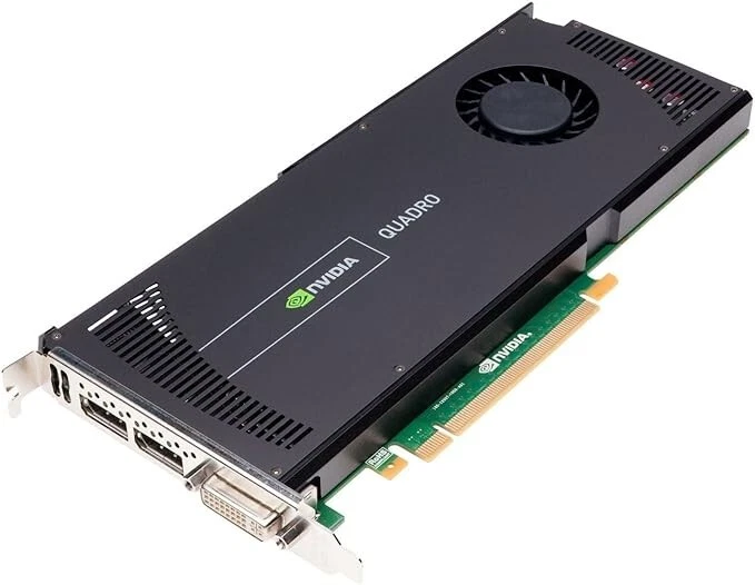 Dell NVIDIA Quadro 4000 2GB GDDR5 PCIe x16 Graphics Card Dell P/N:0731Y3 - Image 1 of 1