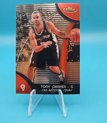 2007-08 Topps Finest #9 Tony Parker - Image 1 of 2