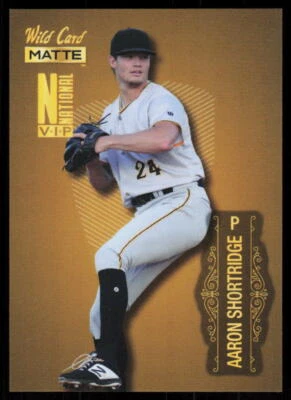 2022 Wild Card GOLD MATTE AARON SHORTRIDGE #MBN-9  Baseball Rookie - GOLD, RC - Image 1 of 2