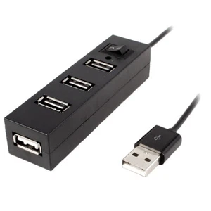 Ordinateur portable-Interrupteur On/Off LED bleu 4 Ports USB 2.0 480 Mbits/s - Photo 1/1