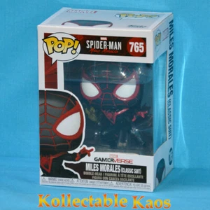Spider-Man: Miles Morales - Miles Morales Traje Clásico Pop! Figura Vinilo #765 - Imagen 1 de 3