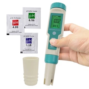 PH/TDS/EC/ORP/Salinity/S.G. / Temperature Meter Water for Hydroponics Pools - Picture 1 of 9