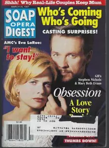 Soap Opera Digest March 25, 1997 GH Obession Love Carrie Genzel Peter Barton - Picture 1 of 1