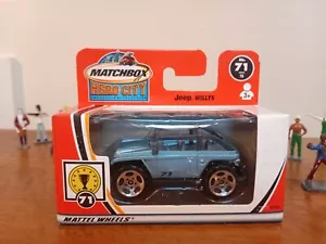 Matchbox Hero City Jeep Willys No.71 (2002 Mattel) – New in Box - Picture 1 of 7