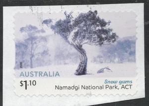 2020 Australia Sydney Snow Gums  $1.10 P&S stamp fine used / ON PAPER - Picture 1 of 1