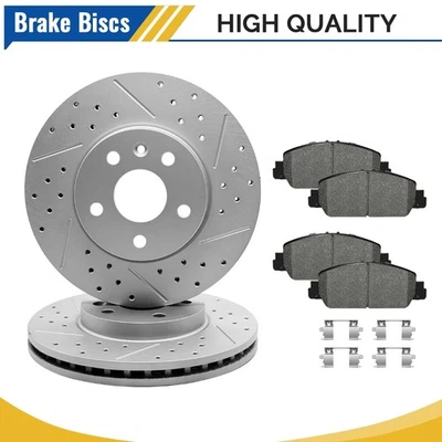 Rotores de freno delanteros pastillas de cerámica para Honda Accord 2013 2014 2015 2016 2017-2022 Foto 1 de 4