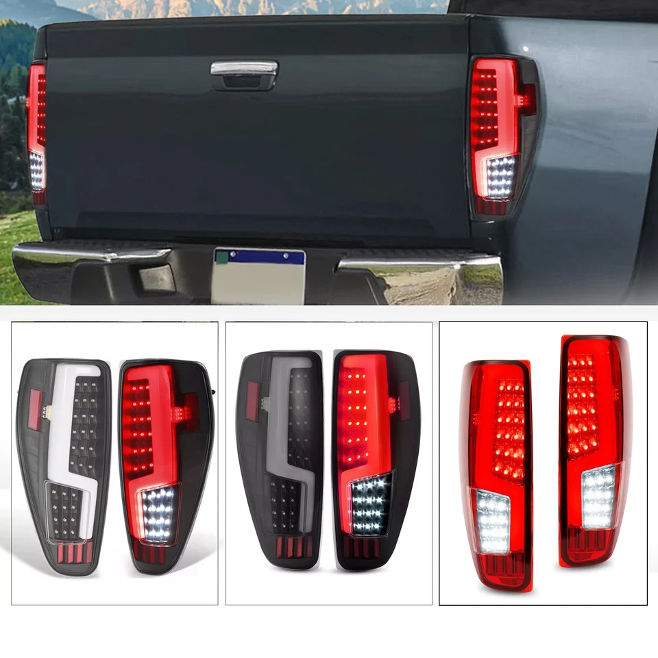 Lámpara de luces traseras LED transparentes/humo/rojas para Chevrolet Colorado/GMC Canyon 2004-12 Foto 1 de 4