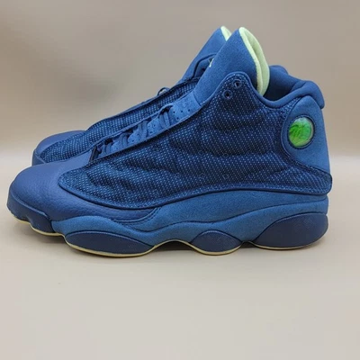 2013 Nike Air Jordan 13 Retro Squadron Azul Zapatos para Hombre Talla 9 Azul Amarillo Negro Foto 1 de 4